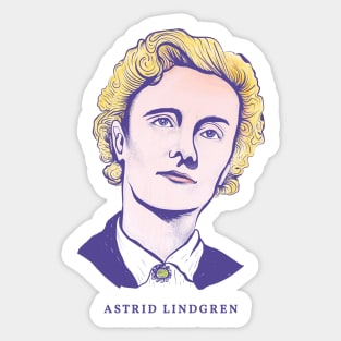 Astrid Lindgren Sticker